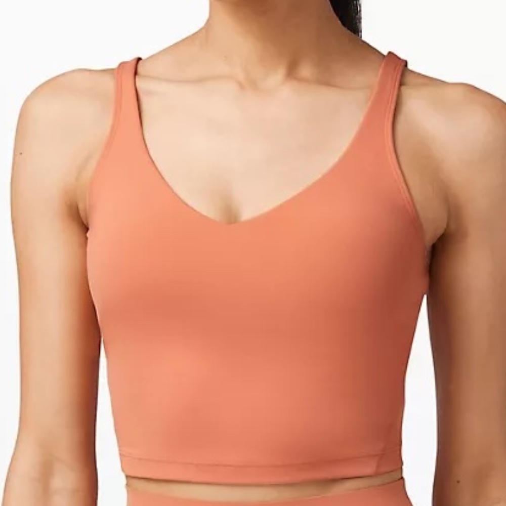 lululemon Align tank in rustic coral